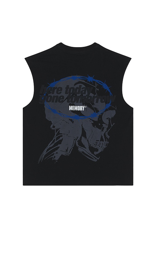 Memory Lane T3 Blitz Sleeveless Tee In Gray