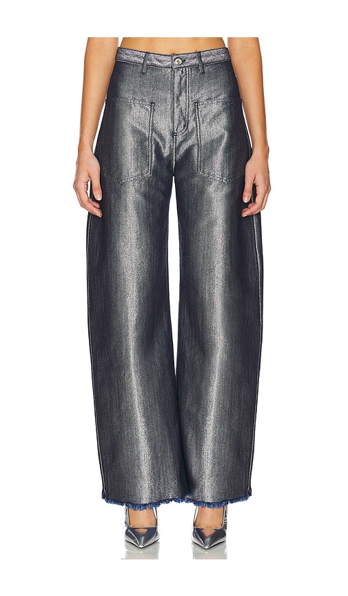 Marques ' Almeida Silver Denim Boyfriend Jeans in Silver