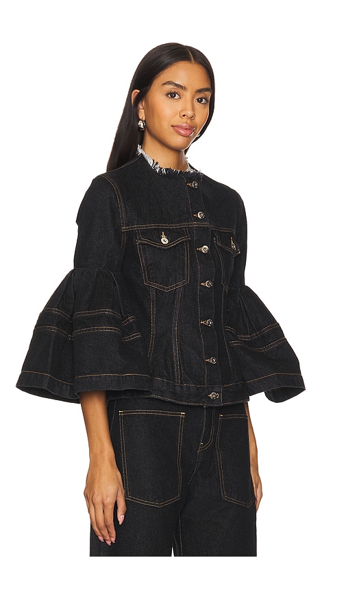 MARQUES' ALMEIDA BLACK DENIM JACKET