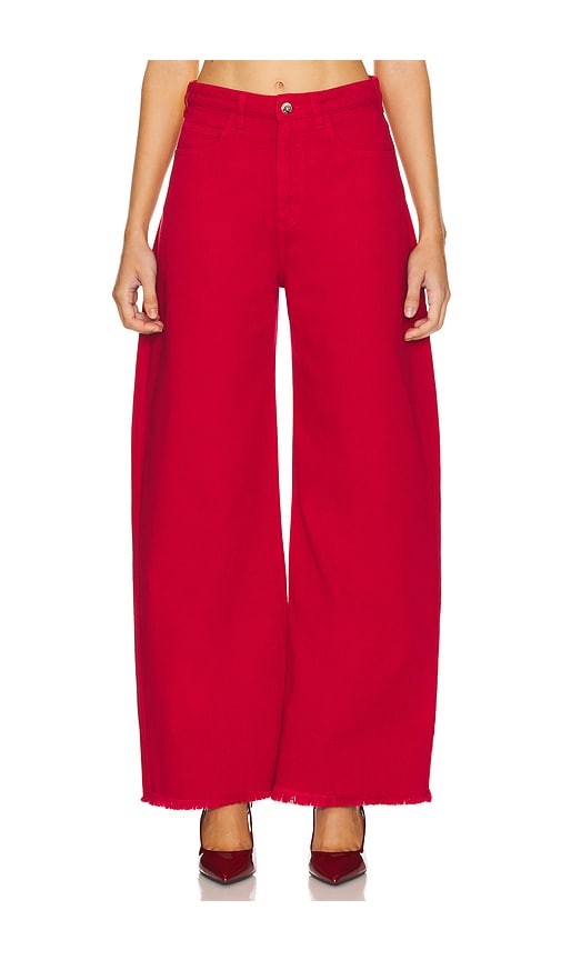 Marques Almeida: Brown Boyfriend Jeans | SSENSE