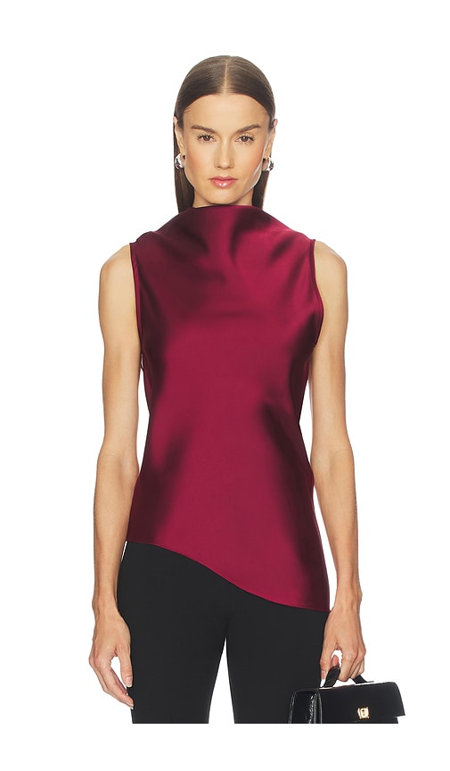 Marques ' Almeida Satin Cowl Neck Top