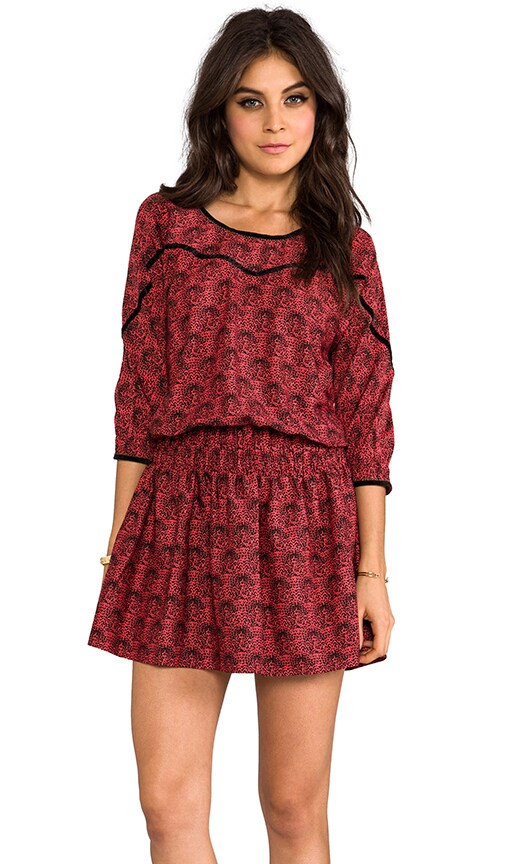 Leopard Long Sleeve Mini Dress