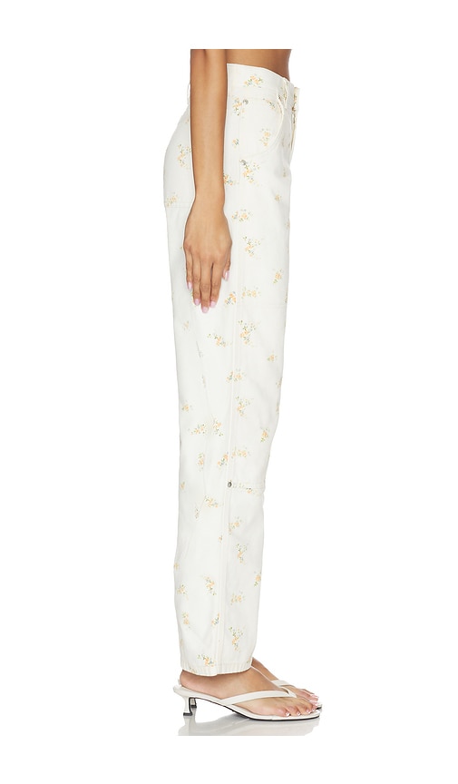  Msgm Jeans Printed In White. Größe 36. Also In 38, 42. 