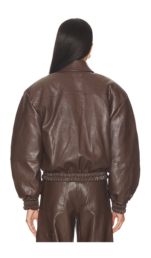 Msgm Jacke In Brown. Größe 36. Also In 38, 40. 