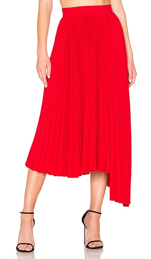Pleated Maxi Skirt