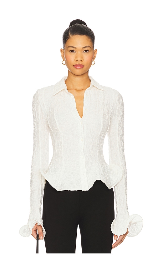 MSGM Undone Button Up Shirt