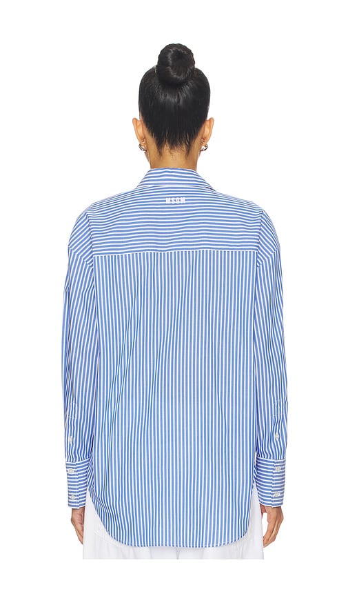  Msgm Button Up Shirt In Blue. Size 36. Also In 38, 40, 42. 