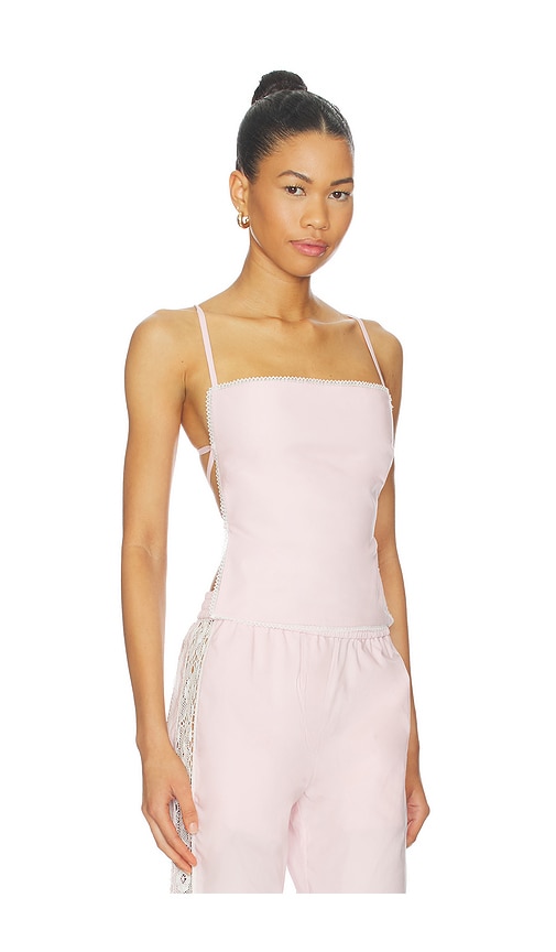 Msgm Sleeveless Top In Pink