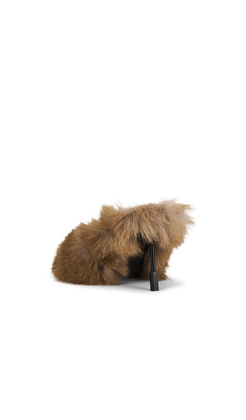  Msgm Fluffy Mule In Tan. Size 37. Also In 40. 
