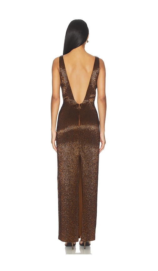 May Mashiah Kleid Alaia In Metallic Copper. Größe Xs. Also In S, M. 