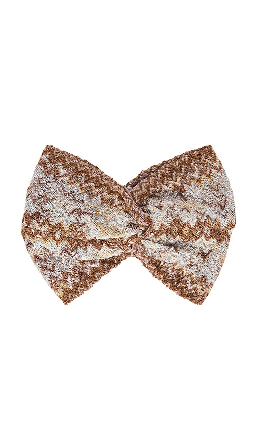 Missoni Headband In Brown
