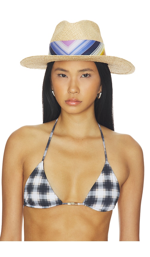 Missoni CHAPEAU FEDORA EN PAILLE STRAW HAT en Beige 508 €