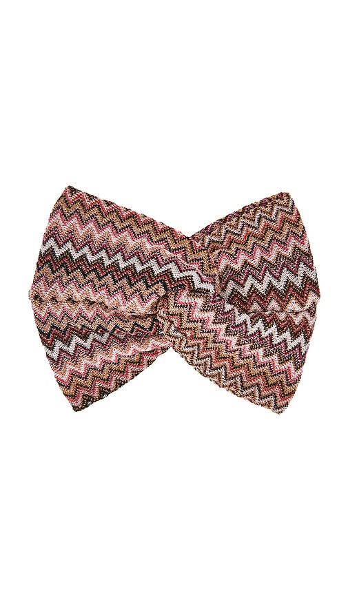  Missoni Stirnband Headband In Burgundy. 