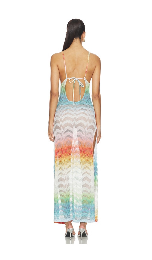  Missoni Langes Strandkleid Long Cover Up Dress In Blue,orange. Größe 40. Also In 42. 