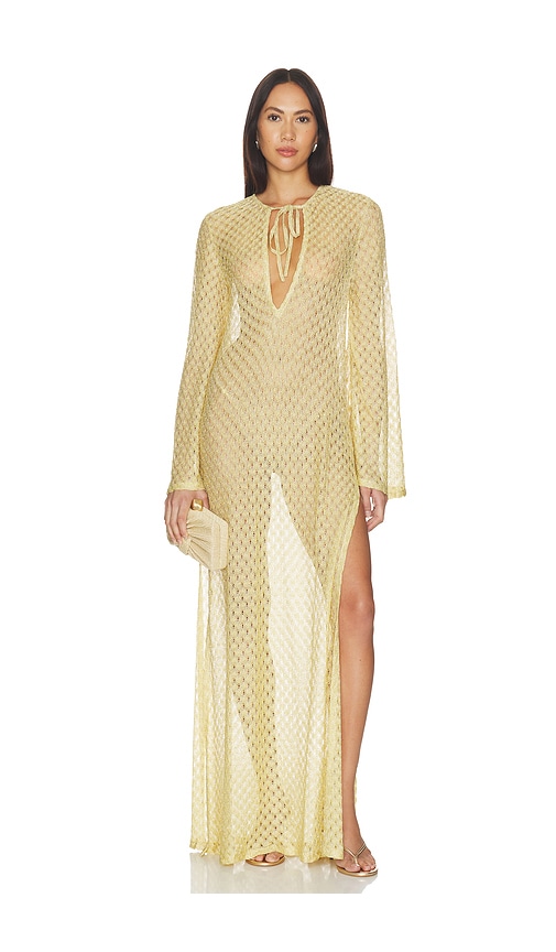 Missoni ROBE DE PLAGE LONGUE LONG COVER UP en Metallic Gold Taille 42 Also en 40 36 38 1778 €