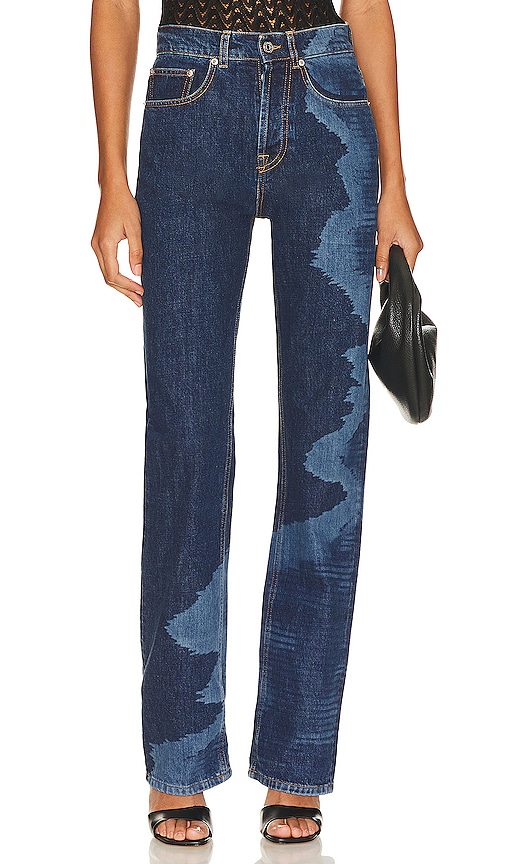 Missoni Trousers in Space Dye Laser On Blue Base