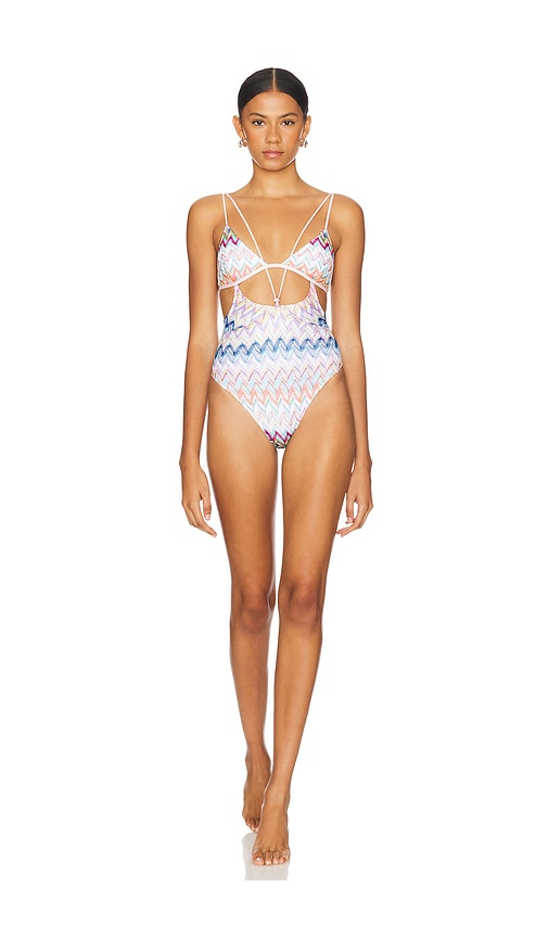 Missoni One Piece in Multicolor Space Dyed