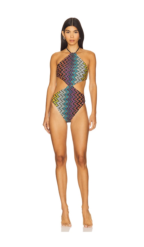 Missoni One Piece in Multicolor With Black Base