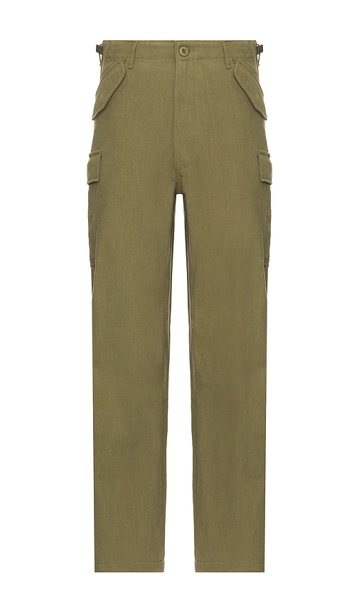 Shop Mister Green Cargo Pant In Olive