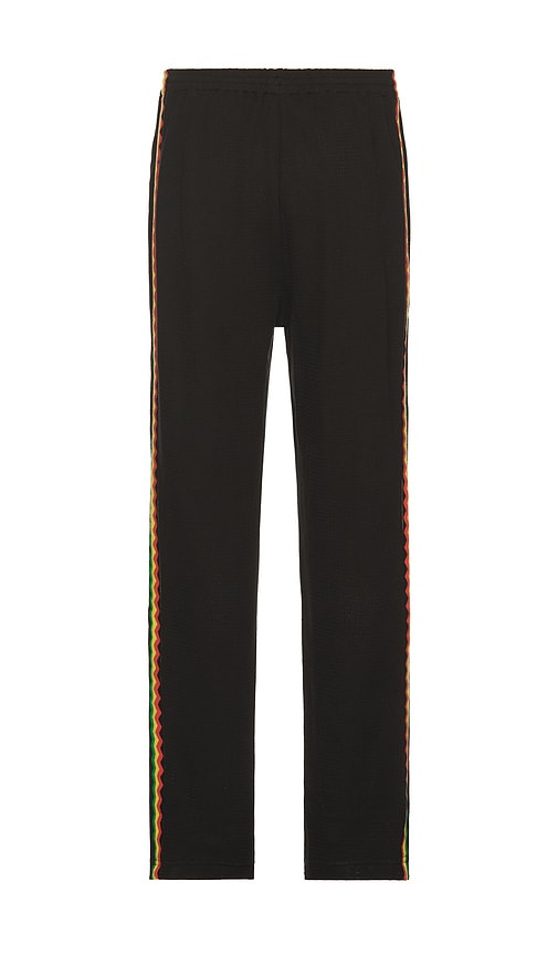 Shop Mister Green Crochet Tracksuit Pant In Black