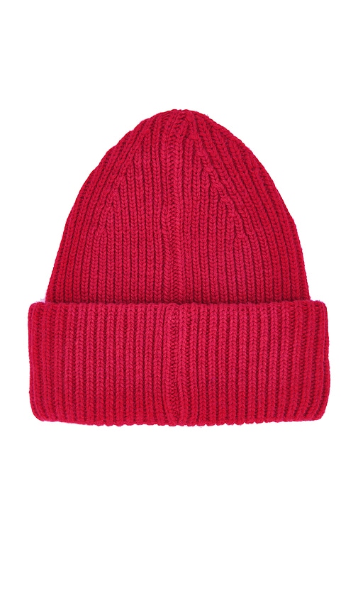  My Sunday Ski Beanie Merino In Red. 