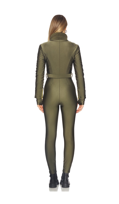  My Sunday Ski Traje De Esquí De Sherpa Sherpa Ski Suit En Color Verde Oliva Talla M  (también En S, Xs). 