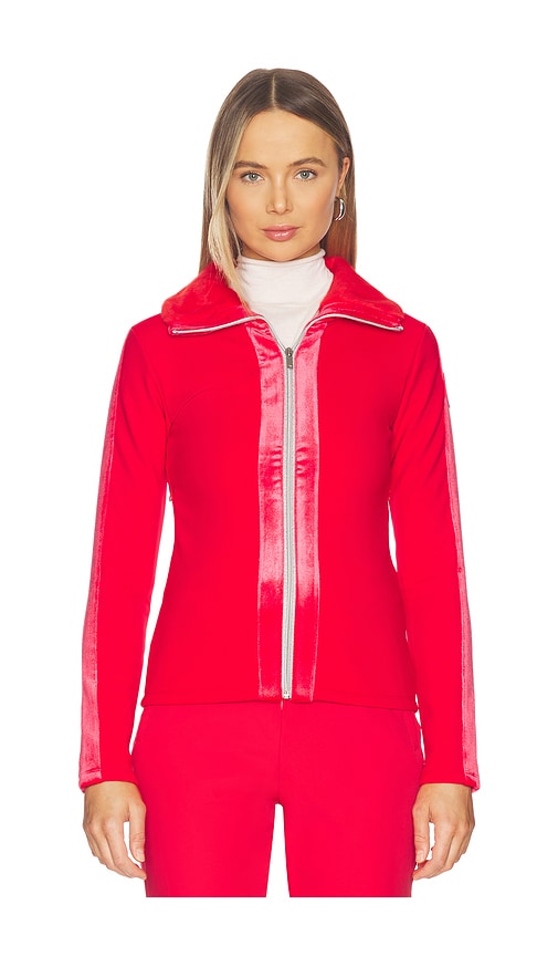 My Sunday Ski Ribbed Zip Up Mid Layer Jacket