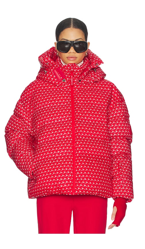  My Sunday Ski Apricity Ski Jacket In Red,white. Size S. Also In M, L. 