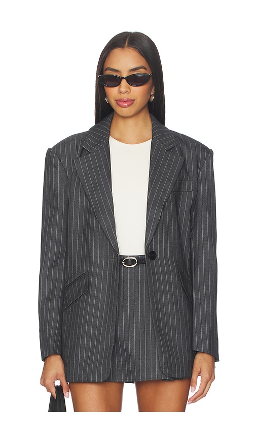 Collins Blazer in Grey. - size L (also in S, XL/1X) - MADISON THE LABEL - Modalova