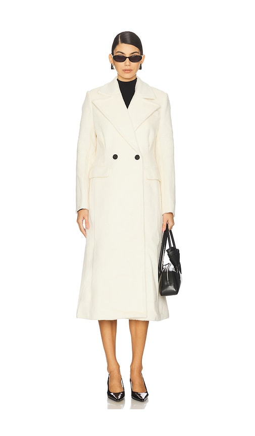 Madison The Label Oliver Coat In White