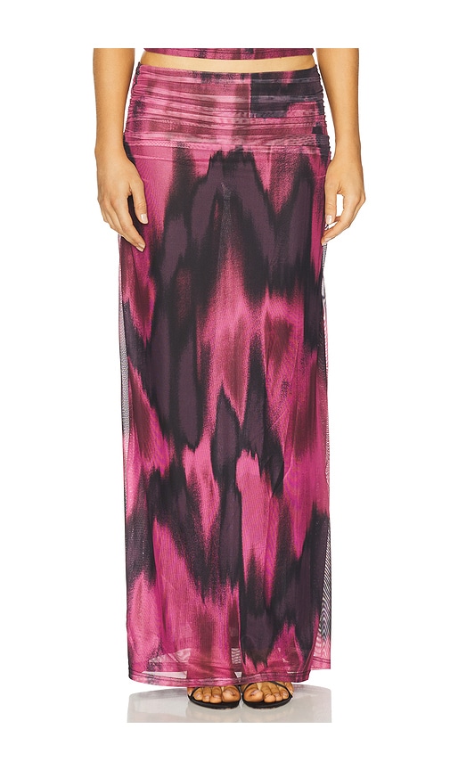 Madison The Label Marah Maxi Skirt In Gray