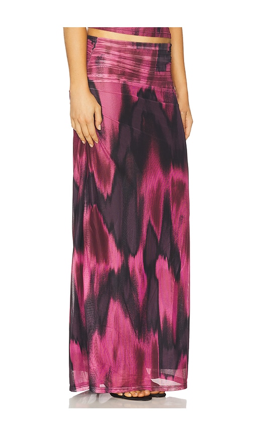 Madison The Label Marah Maxi Skirt In Gray