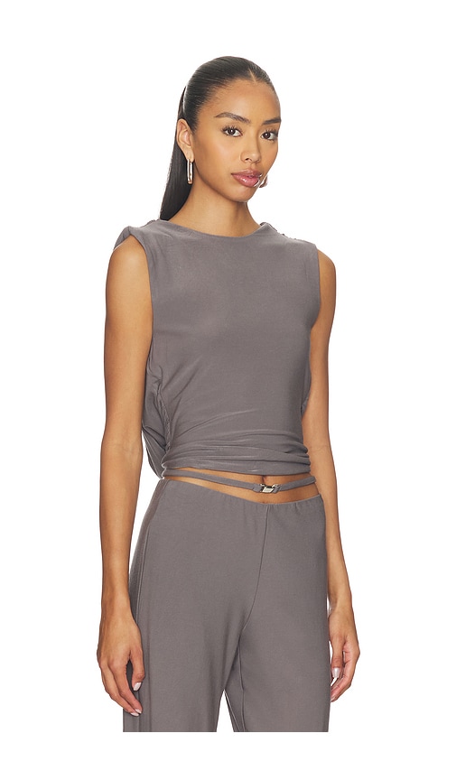  Madison The Label Oberteil Kayson In Grey. Größe S. Also In M, L, Xl. 