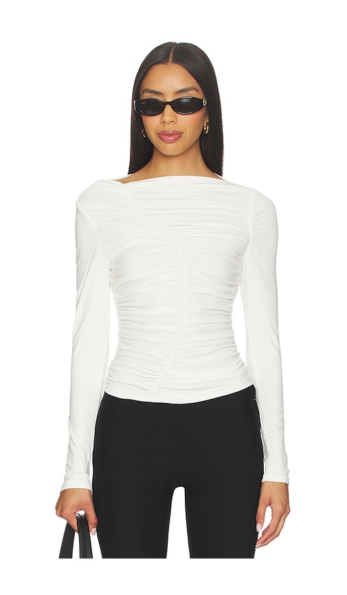 Madison The Label Lorena Top In White