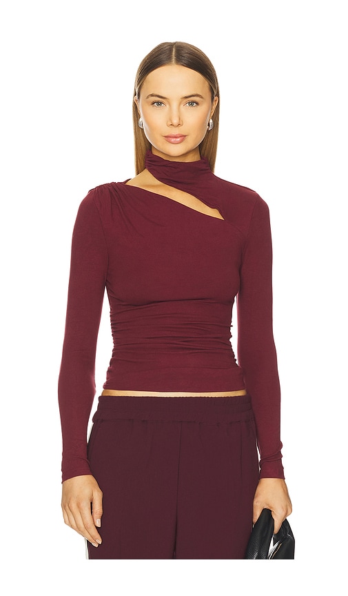 MADISON THE LABEL Franklin L/S Top