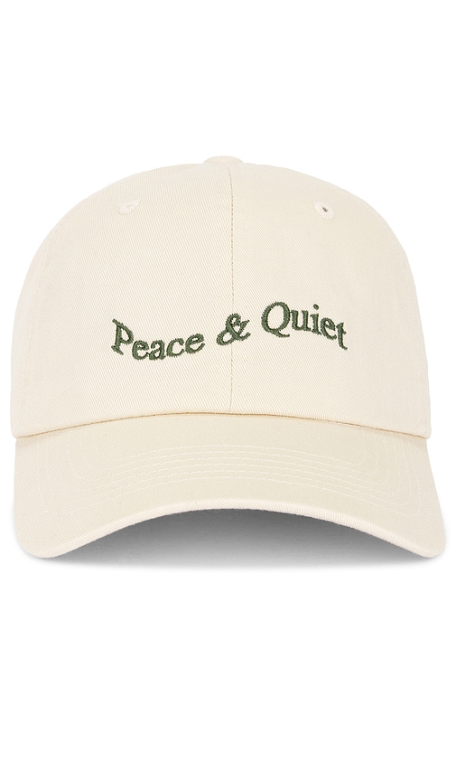 Museum of Peace and Quiet Wordmark Dad Hat in Bone