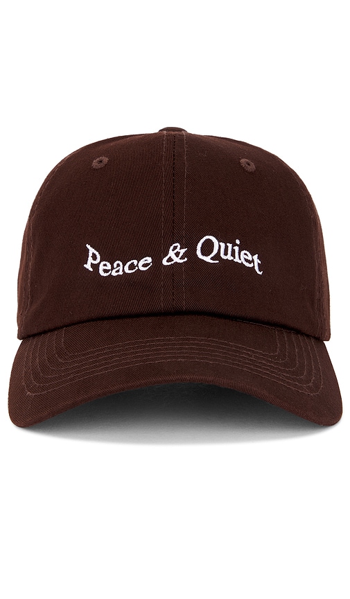 Museum of Peace and Quiet Wordmark Dad Hat in Clay