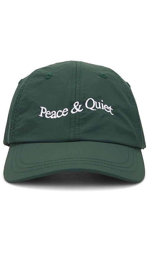 Museum of Peace and Quiet Wordmark Hat in Forest | REVOLVE