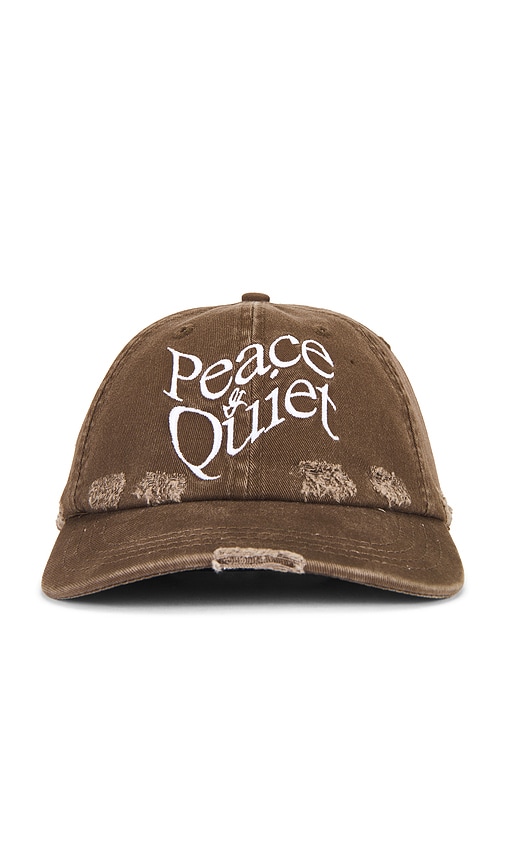 Wordmark Distressed Dad Hat in - Museum of Peace and Quiet - Modalova