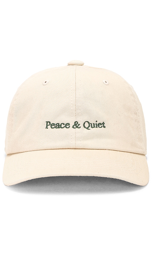 Product image of Museum of Peace and Quiet Classic Wordmark Dad Hat in Bone. Click to view full details