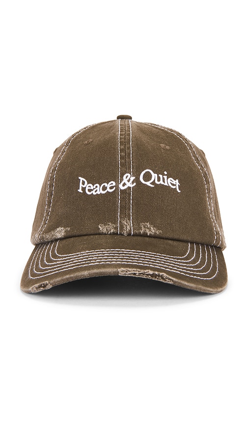 Museum of Peace and Quiet Wordmark Reverse Stitched Dad Hat