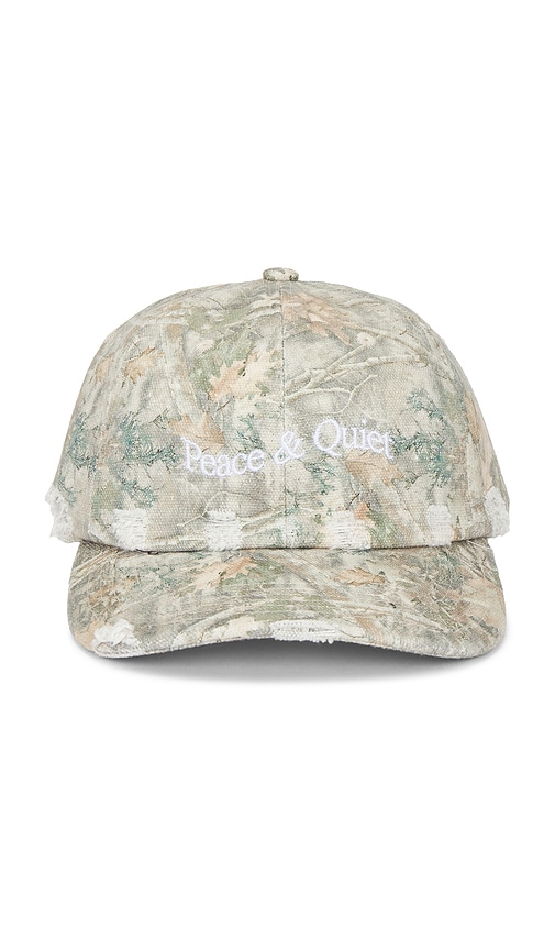 Museum of Peace and Quiet Wordmark Camo Dad Hat