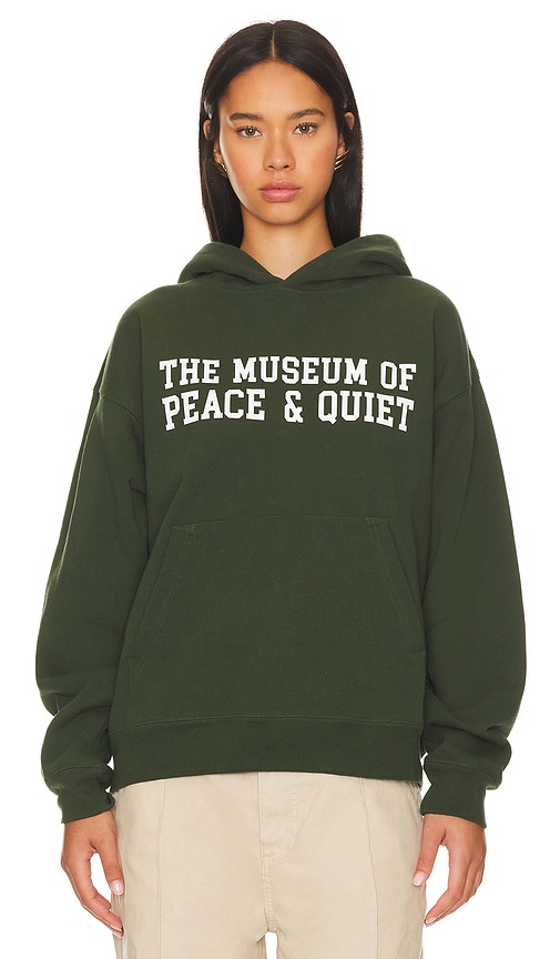 Museum of Peace and Quiet Campus Hoodie in Forest REVOLVE