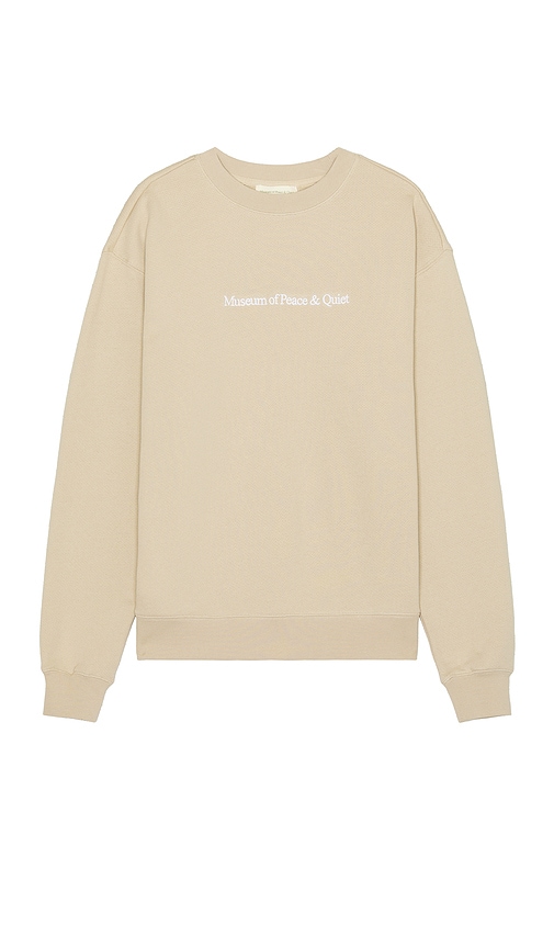 Museum Of Peace And Quiet Mopq Crewneck In Taupe