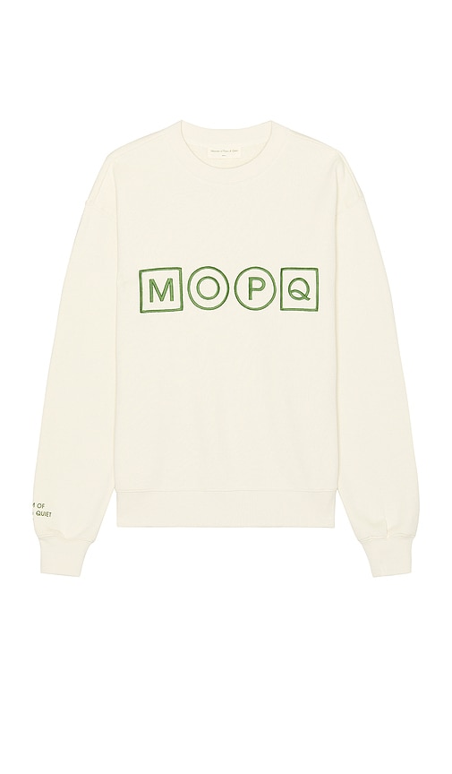 Museum Of Peace And Quiet Simple Living Crewneck In Bone