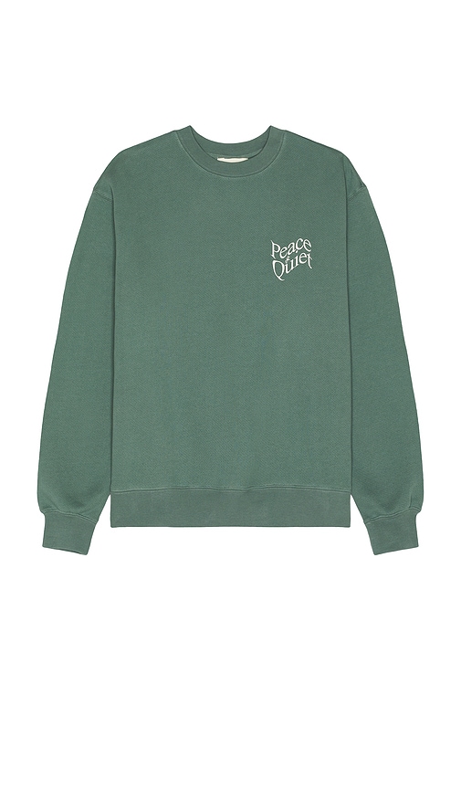 Shop Museum Of Peace And Quiet Warped Crewneck In Sage