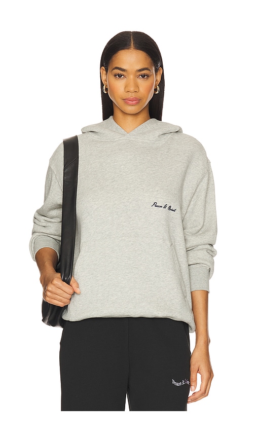 Museum of Peace and Quiet Wordmark Hoodie in Ash