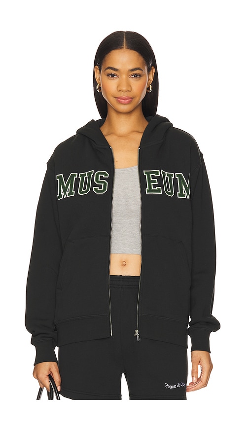 Museum of Peace and Quiet Museum Zip Up Jacket in Black