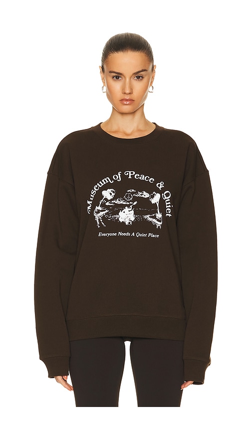 Museum of Peace and Quiet Place Sweater in Brown