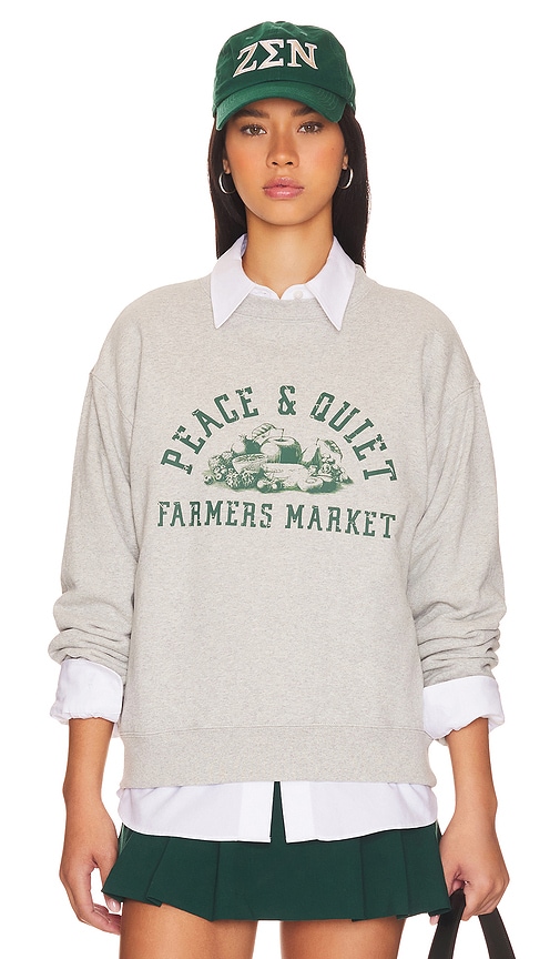 Museum of Peace and Quiet Farmers Market Sweater in Heather